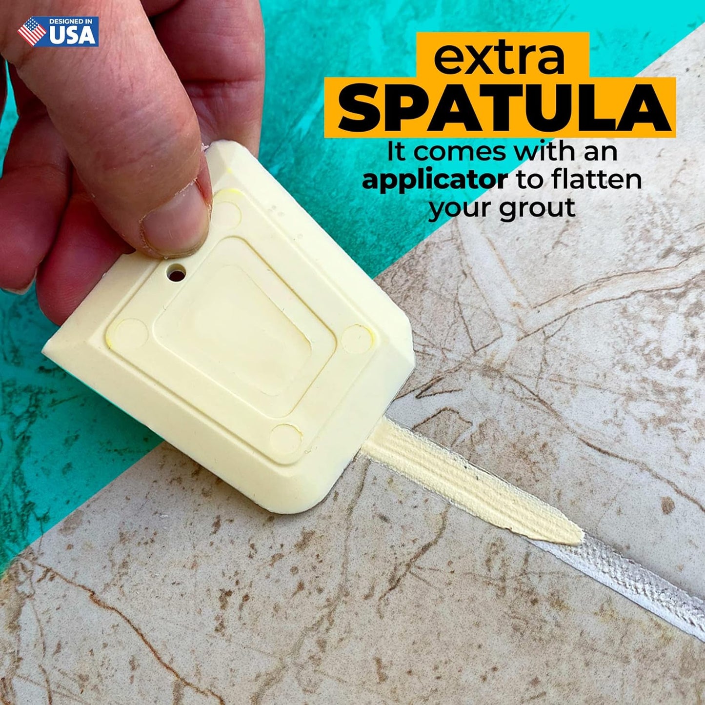 Cream Tile Grout Repair Tube 8.8 oz,250 Gr,Fast Drying Renews Tile Grout