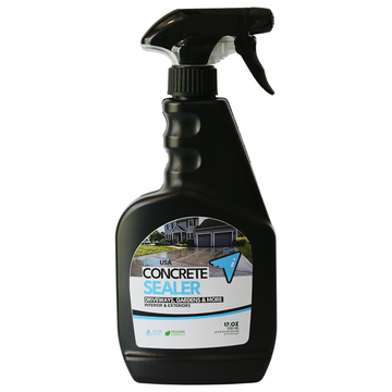 Concrete Sealer 17 oz - 500 ML, Water-Based Water Repellent for Driveways, Patios & Walkways - Indoor & Outdoor