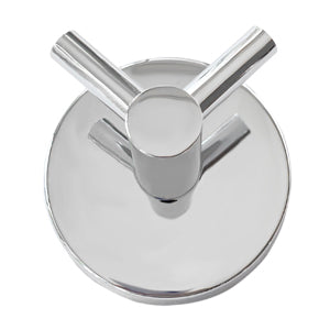 PentaUSA Modern Double Towel Hook – Chrome Wall Mounted Bathroom Robe Hook, Heavy Duty Dual Coat Hook