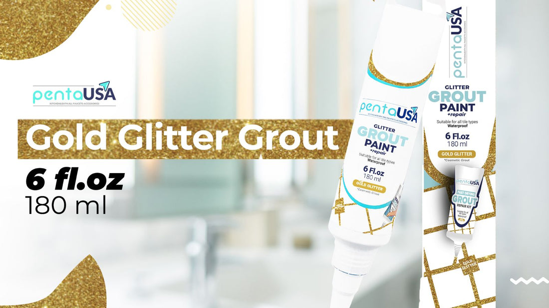 Watch our tutorial on how to apply gold glitter grout to transform your space with a stunning, sparkling finish. Perfect for adding a touch of glamour to any tile project.