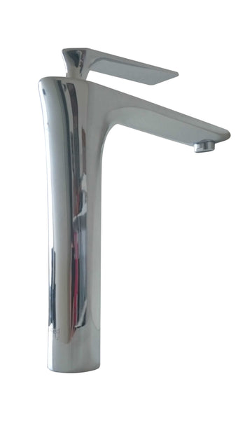 PentaUSA 4601 Tall Chrome Bathroom Faucet – Modern Single Handle Vessel Sink Faucet, Premium Brass Vanity Mixer